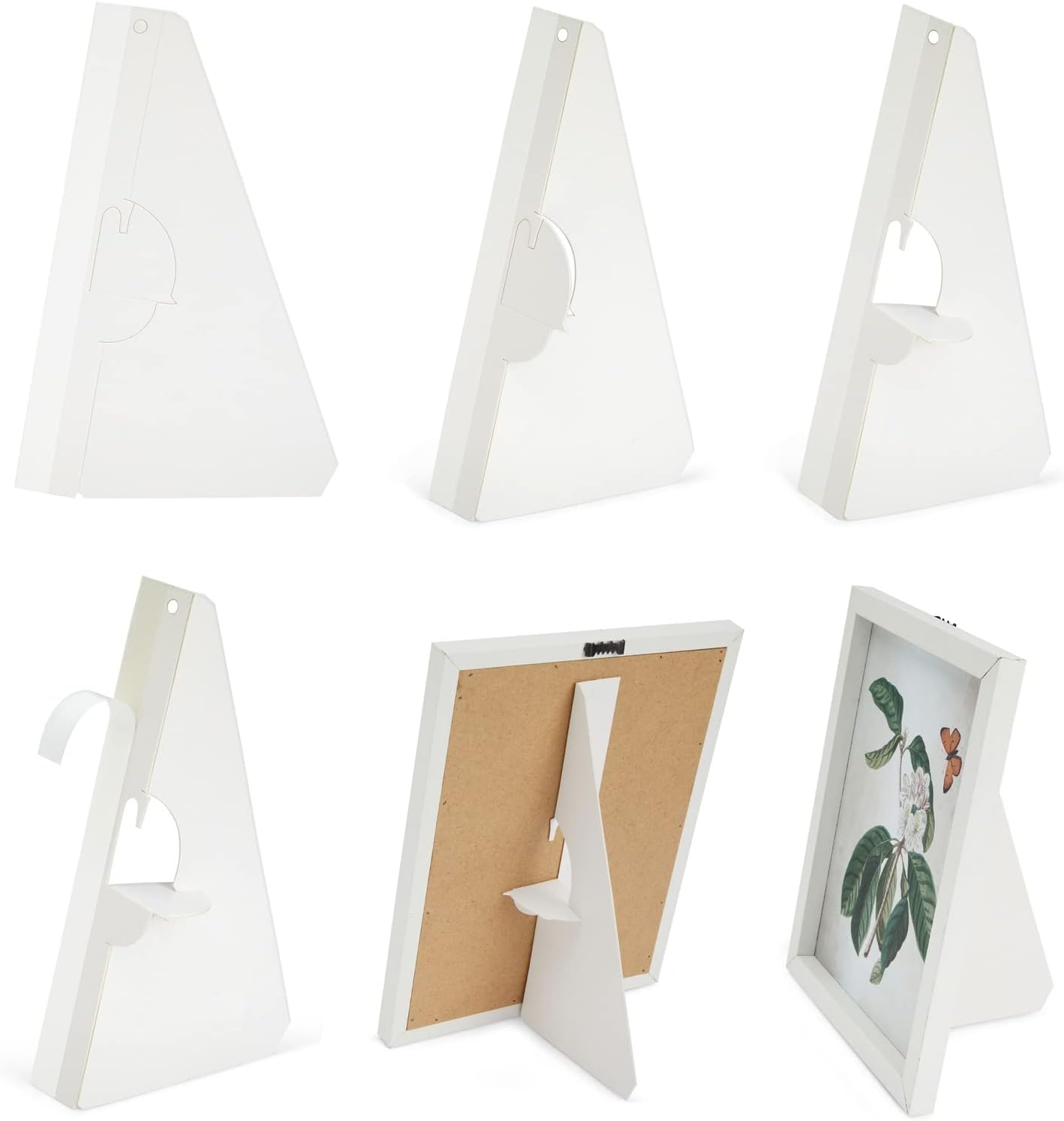 Juvale 50 Pack Self Stick 9 Inch Cardboard Easel Backs
