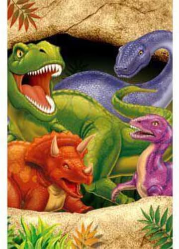 Creative Converting Dino Blast Table Cover 54x108 Inch
