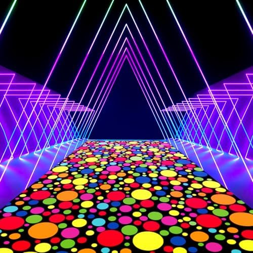 UNICORN ELEMENT Neon Dance Floor Runner 787x59 Inch