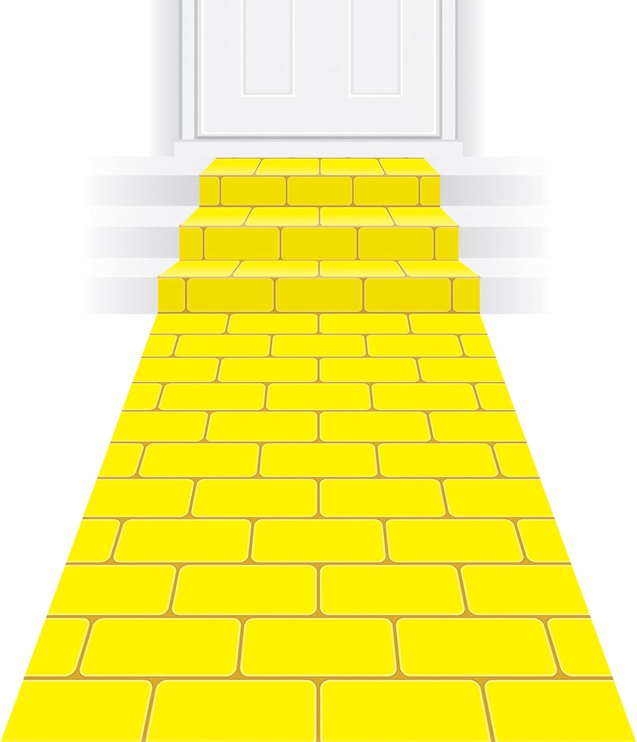Beistle Yellow Brick Carpet Aisle Runner