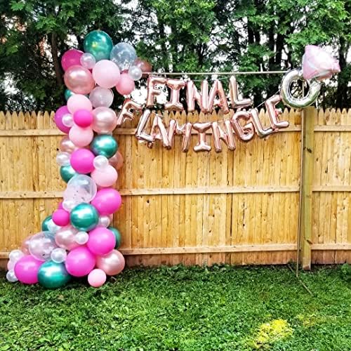 Rose Gold Final Flamingle Balloons Bachelorette Party Decor
