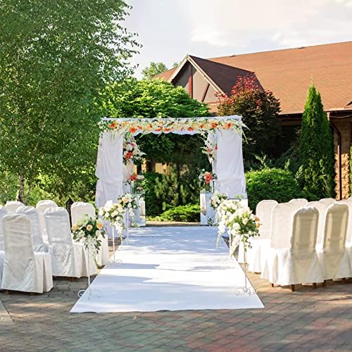 White Wedding Carpet Aisle Runner for Ceremony and Party