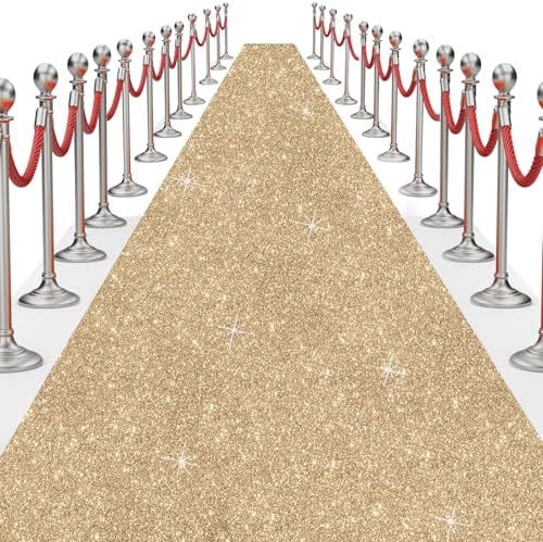 Glitter Carpet Runner for Party 26ft x 30ft