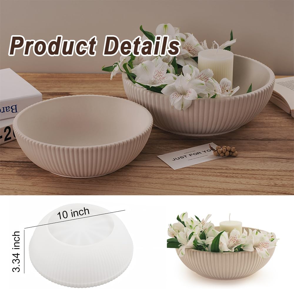 10 Inch Round Resin Mold for Crafts and Decorations