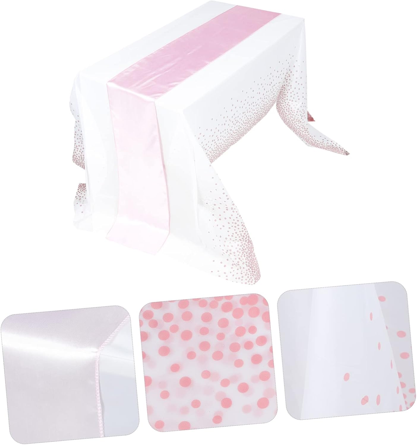 Festival Tablecover Set with Silk Table Runner and Girls Theme