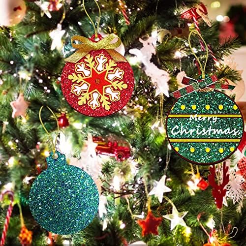 SFATT Resin Ornaments Round Christmas Molds for Epoxy DIY