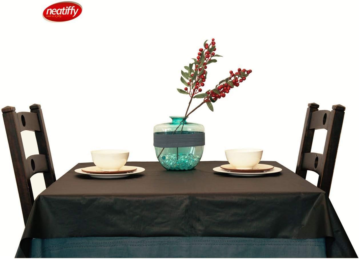 Neatiffy Disposable Tablecloth Roll Black 54 in x 108 ft