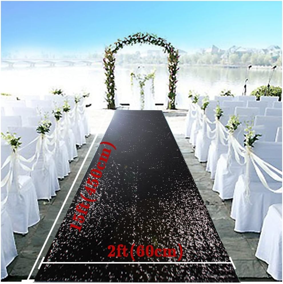 Partisout Sequin Aisle Runner Wedding Carpet