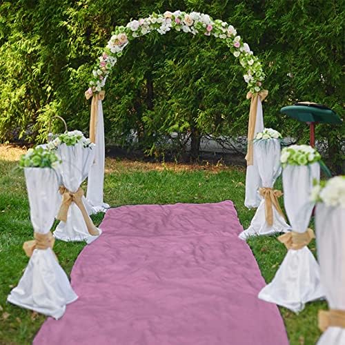 KAMPCO Aisle Runner for Outdoor Weddings Ceremony Carpet Walkway Rug