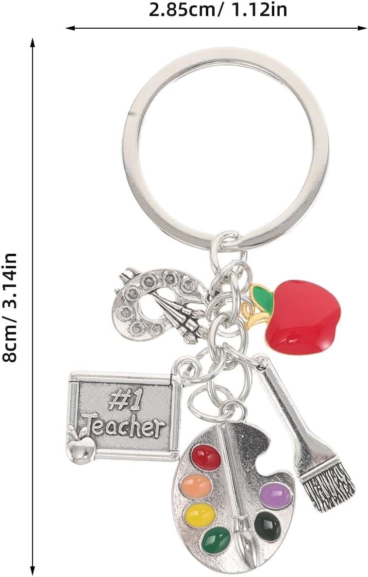 LOGOFUN 8PCS Artist Keychain Backpack Charm Set