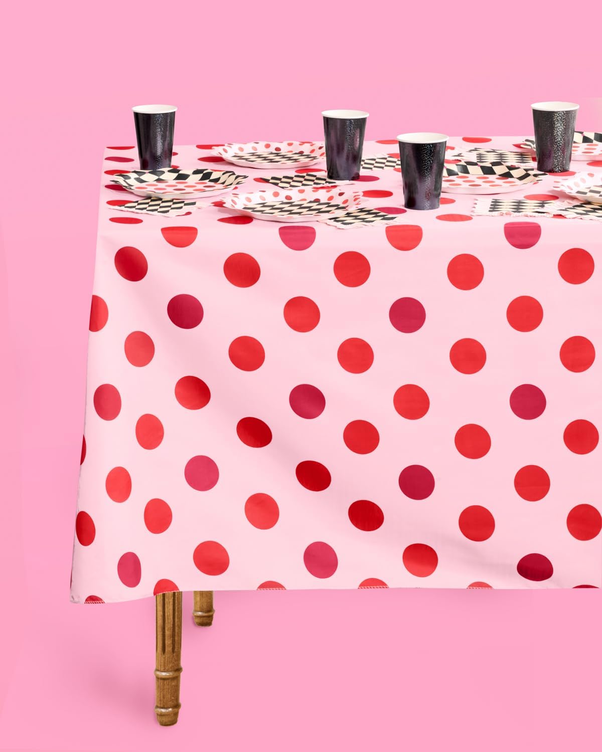 Xo Fetti Pink Circus Tablecloth 9 x 45