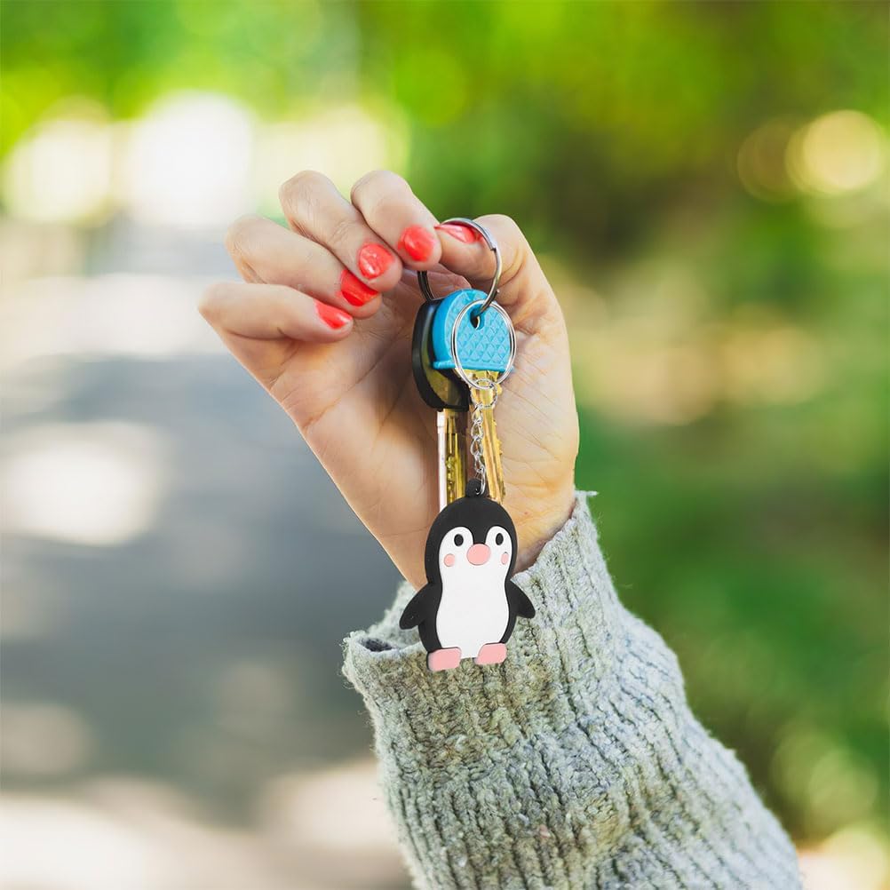 LOGOFUN 80pcs Penguin Keychains for Winter Party Gifts