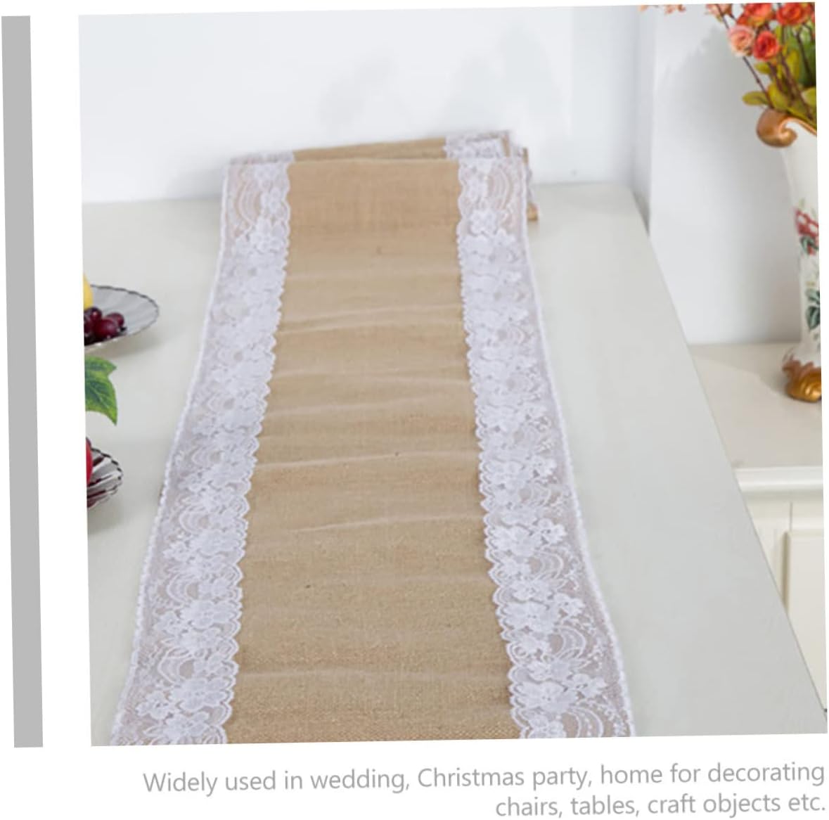 RORPOIR Lace Table Runner for Rustic Weddings and Events