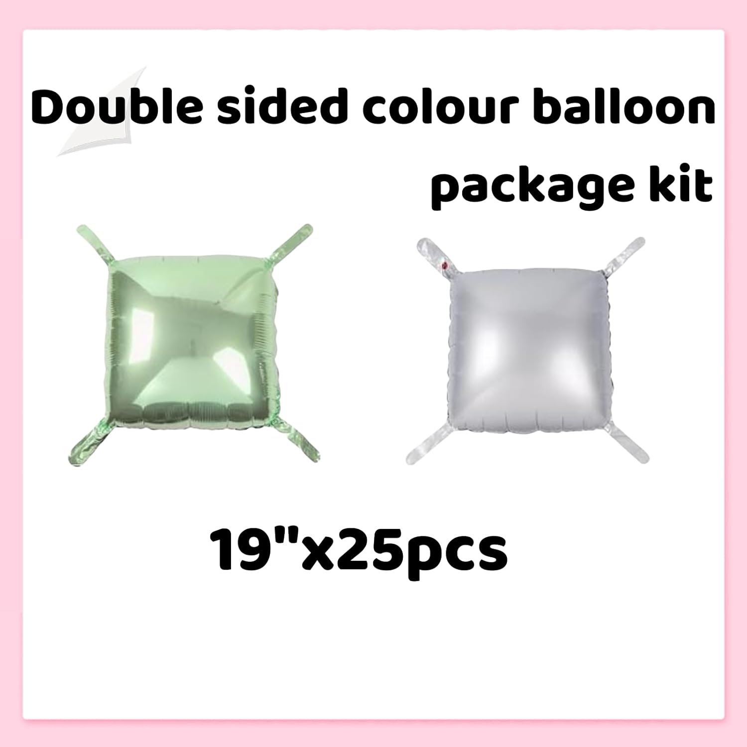 Square Foil Balloon Wall Backdrop Tunnel Kit