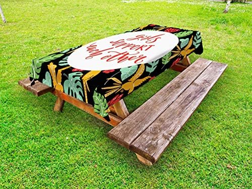 Ambesonne Feminist Tablecloth 58x84 Multicolor