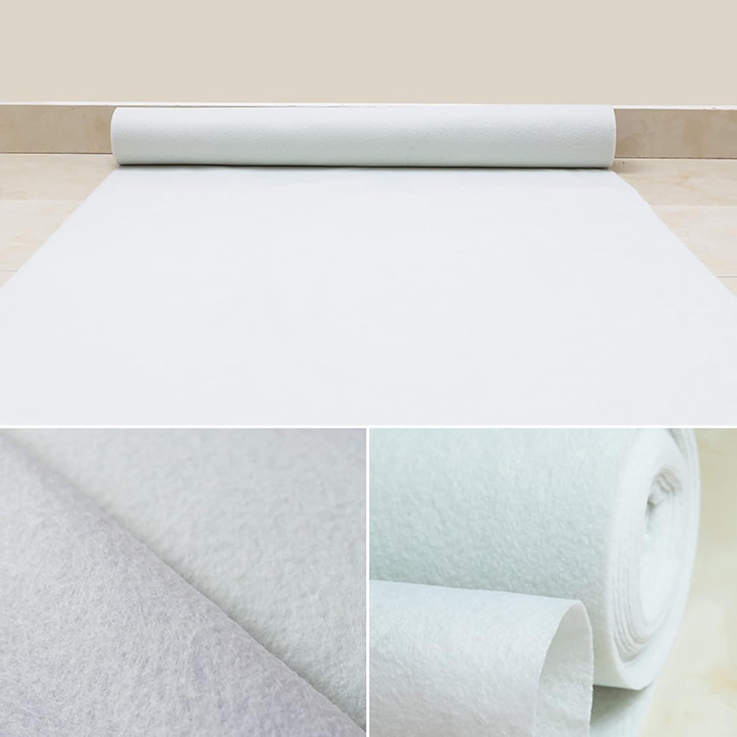White Wedding Carpet Aisle Runner for Ceremony and Party