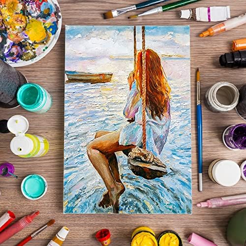 FIXSMITH 21 Pack Stretched Canvases for Painting