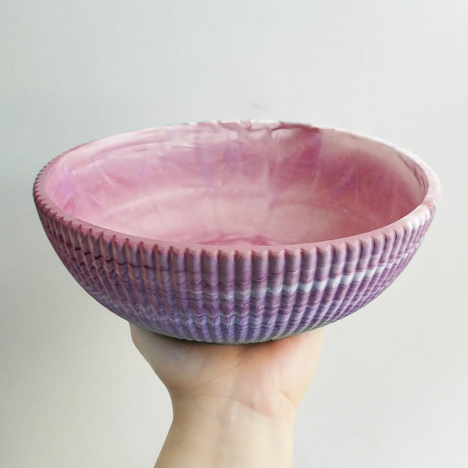Wehous Large Round Silicone Mold for Candle and Storage
