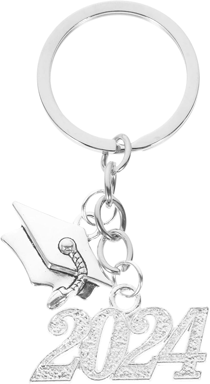 LUOZZY 2024 Graduation Keychain Keyring Party Favor Gift