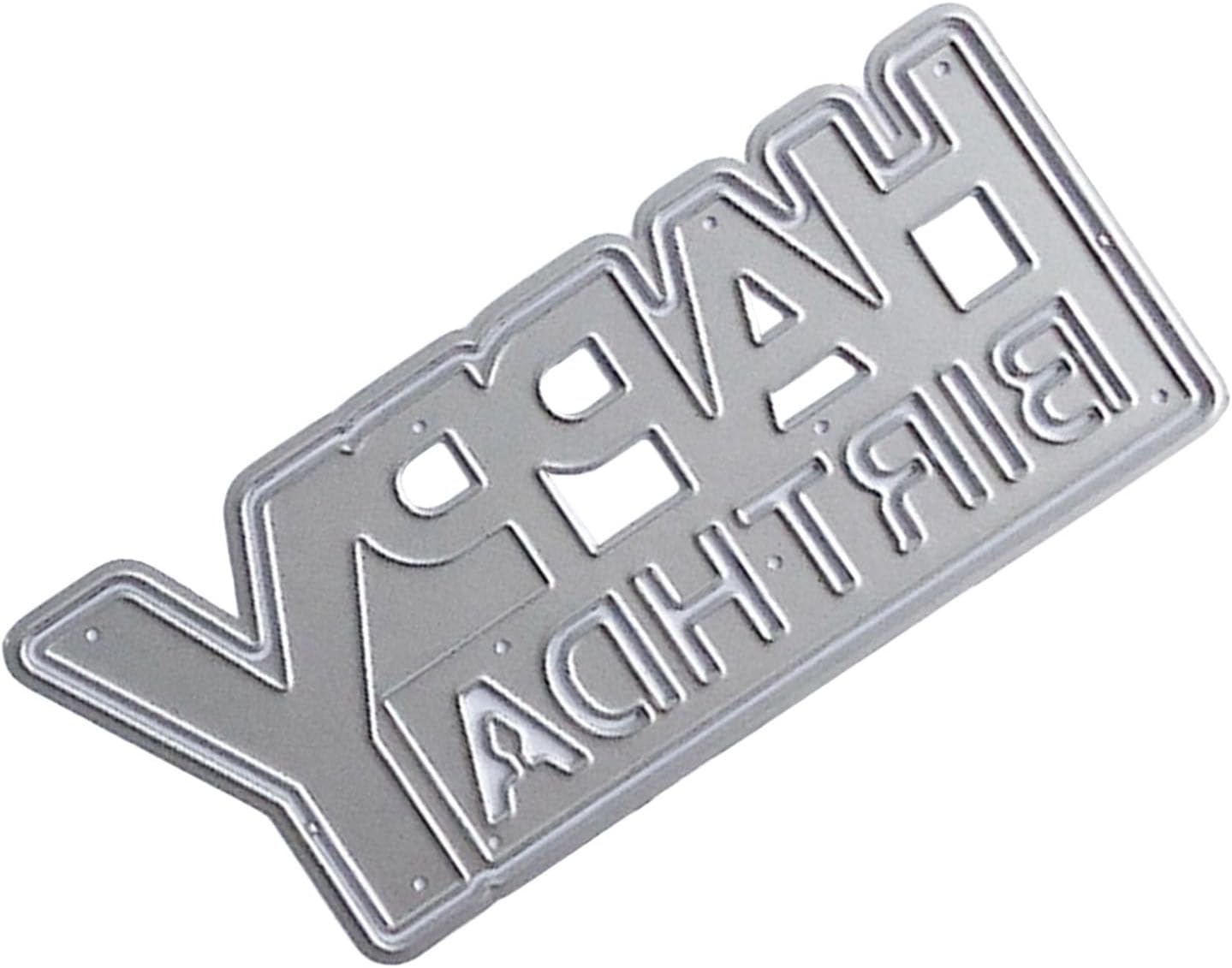 Metal Die Cut Embossing Stencils for Birthday Cards and Scrapbooking