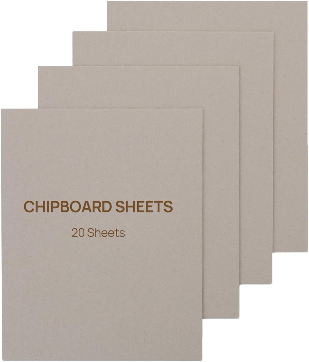 Yanfoam Chipboard Sheets 85 x 11 Inches 40PT Thick Pack of 20