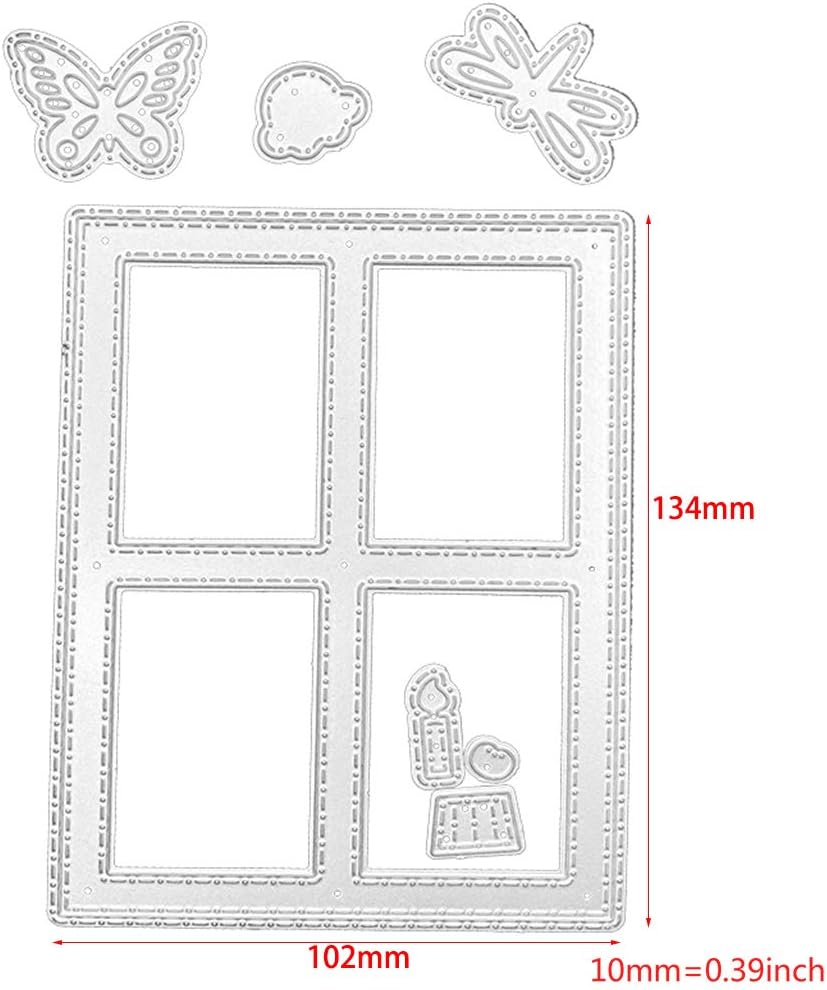 Happy Easter Bunny Metal Die-Cutting Stencil DIY Scrapbooking Stamp
