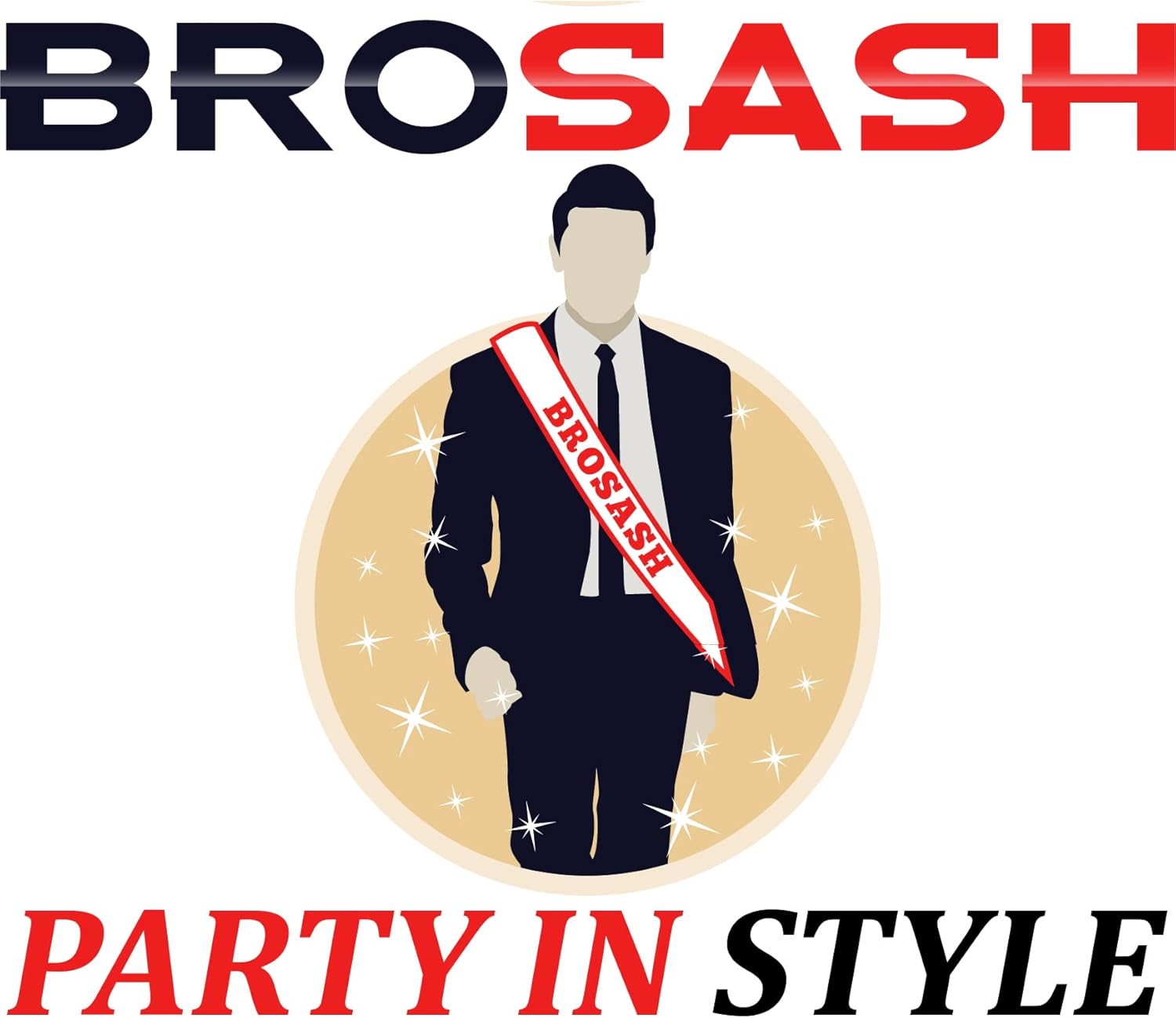 Brosash Bachelor Party Decorations 26 Piece Set
