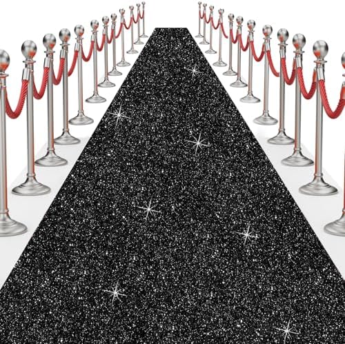 Glitter Carpet Runner for Party 26 X 30 ft