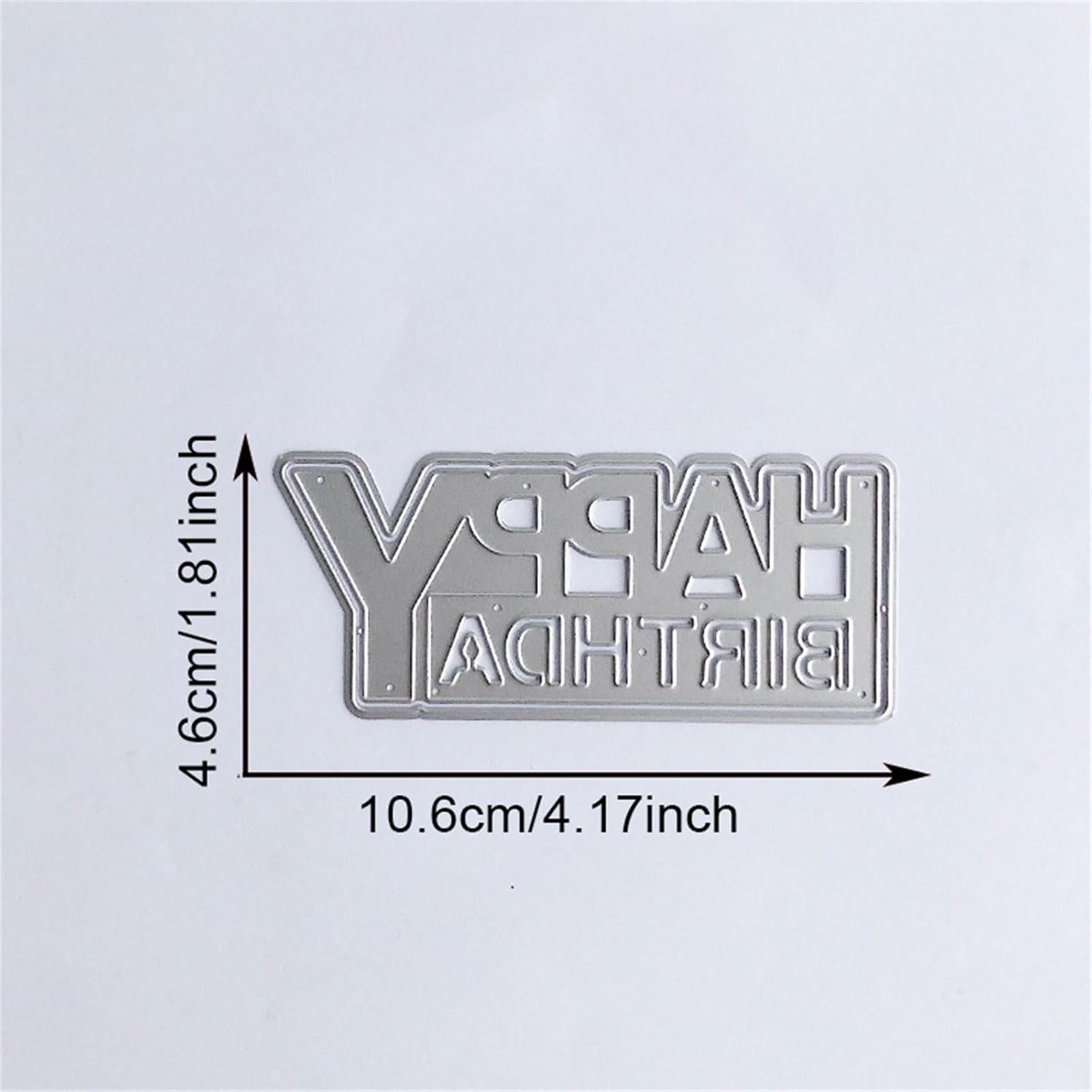 Metal Die Cut Embossing Stencils for Birthday Cards and Scrapbooking