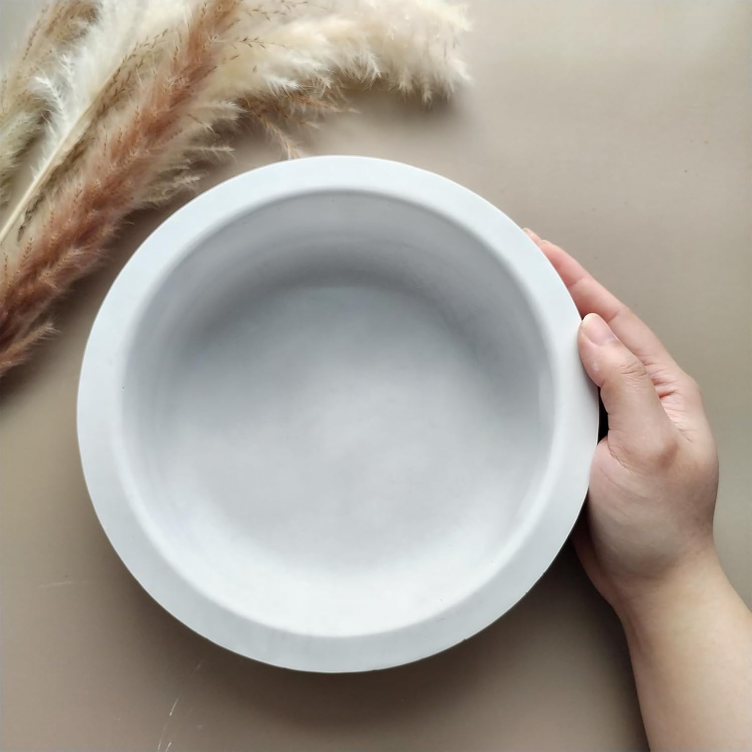 Wehous Diamond Shape Large Bowl Silicone Mold for Epoxy Resin Crafts