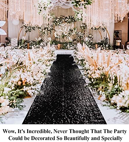 Partisout Sequin Aisle Runner Wedding Carpet