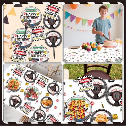 Drivers License 16th Birthday Party Table Set