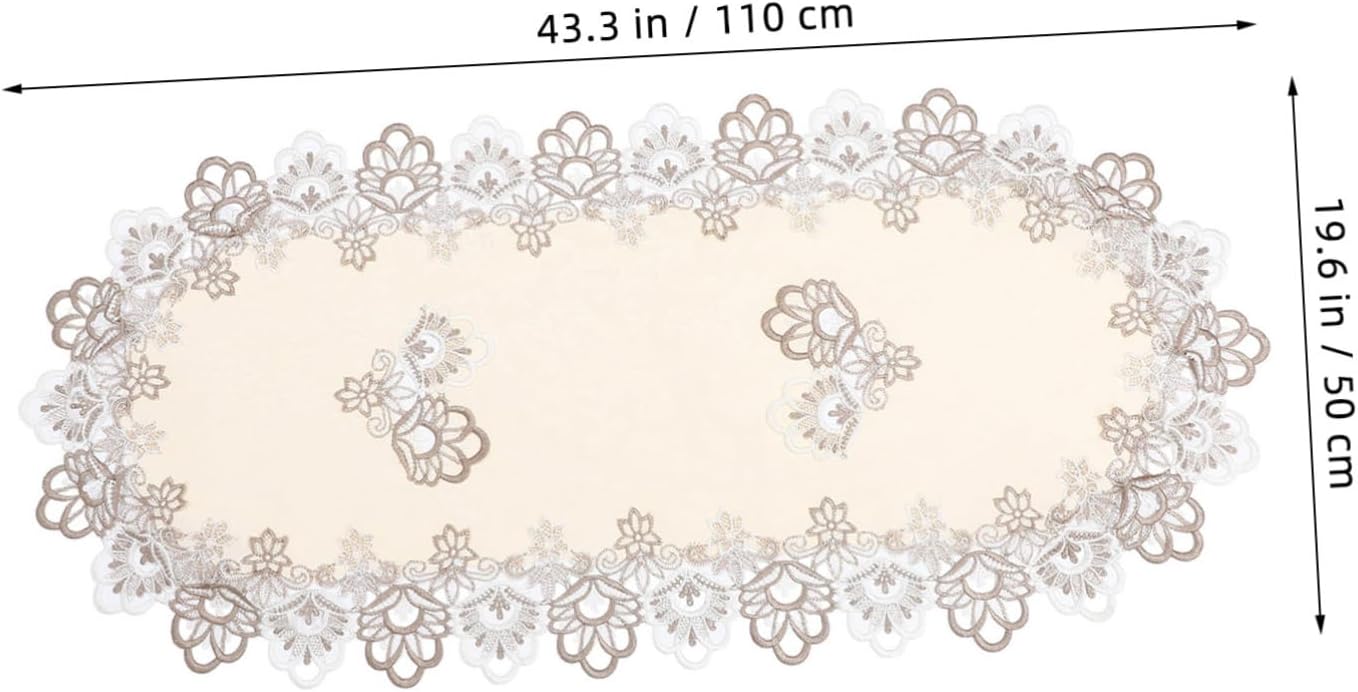 GLEAVI Lace Table Runner for Elegant Dining and Events