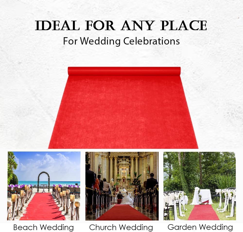 Elegant 50x3 Ft Disposable Aisle Runner