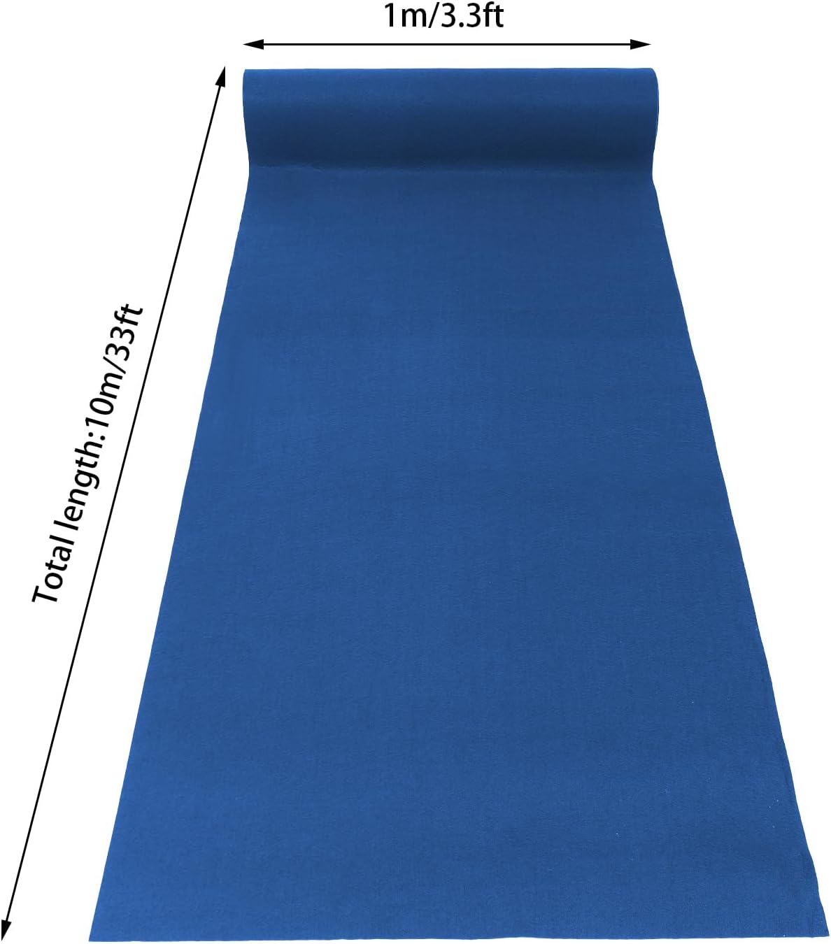 360 GSM Blue Carpet Runner for Weddings and Parties