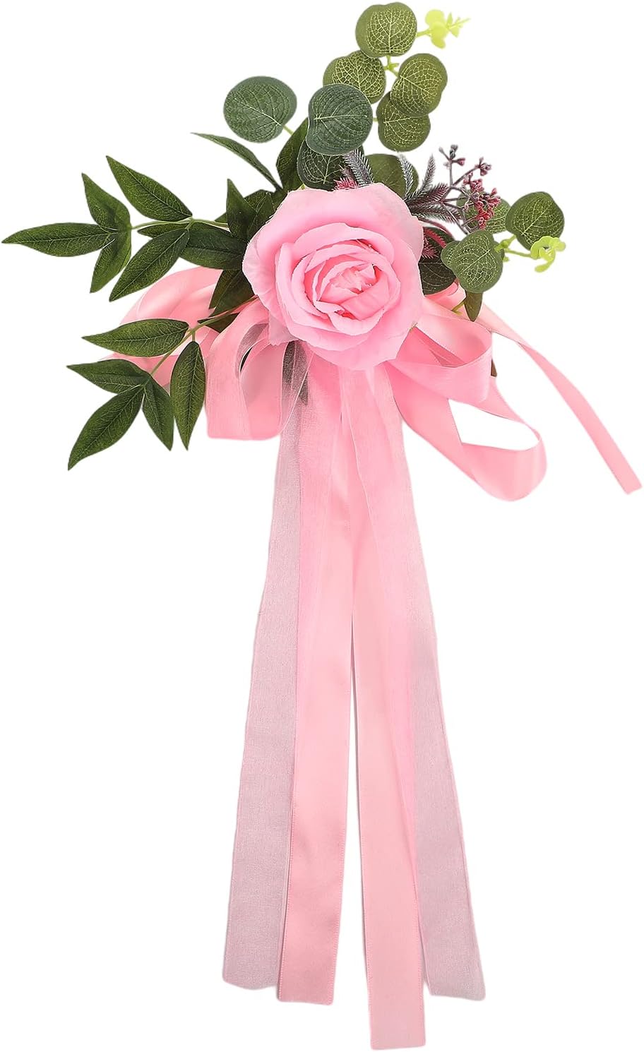 8pcs Wedding Aisle Decorations with Chiffon Ribbons