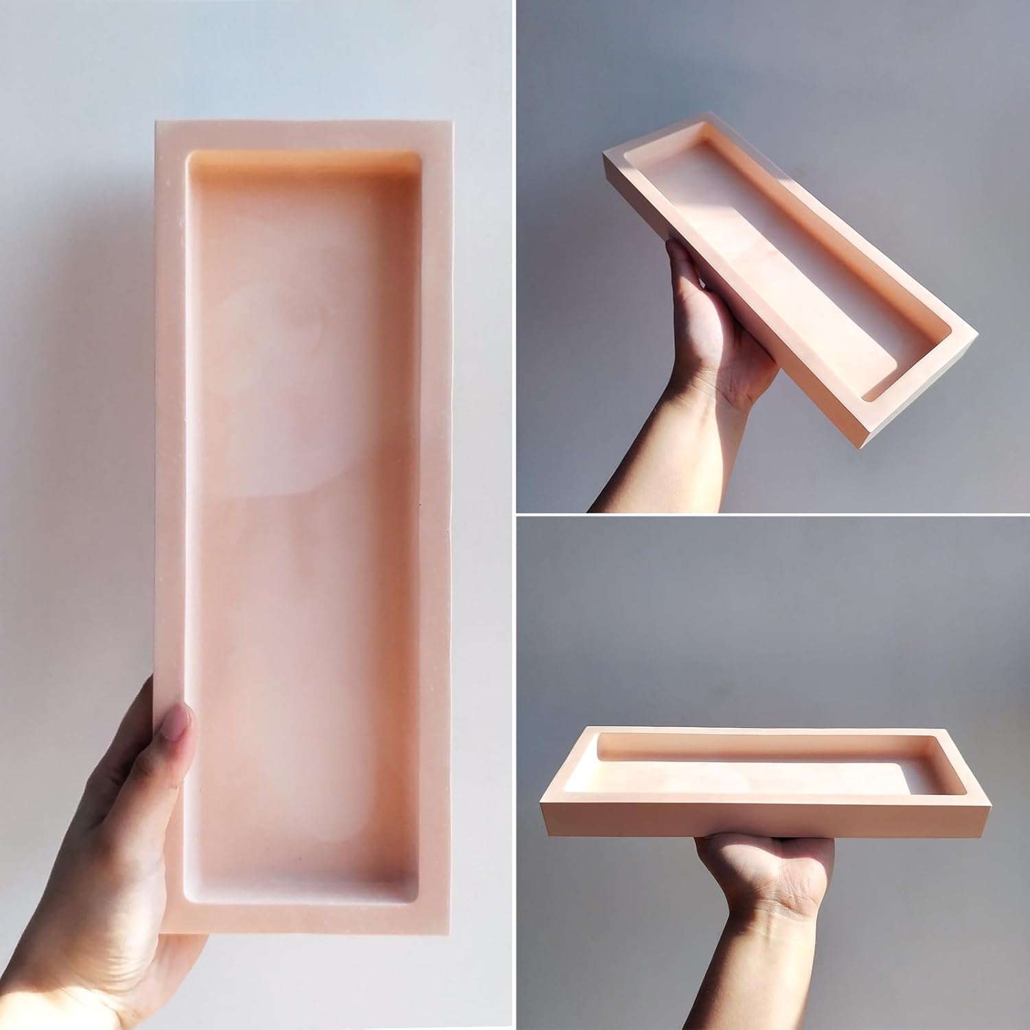 Wehous Large Rectangular Tray Mold With Edges 123in