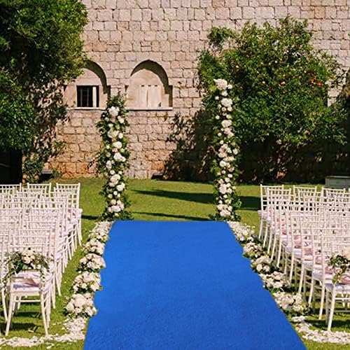 KAMPCO Wedding Aisle Runner Blue Carpet Roll