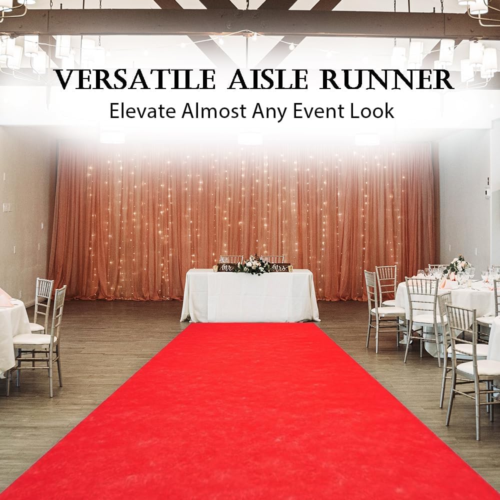 Elegant 50x3 Ft Disposable Aisle Runner
