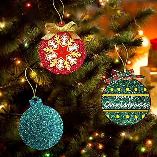 SFATT Resin Ornaments Round Christmas Molds for Epoxy DIY