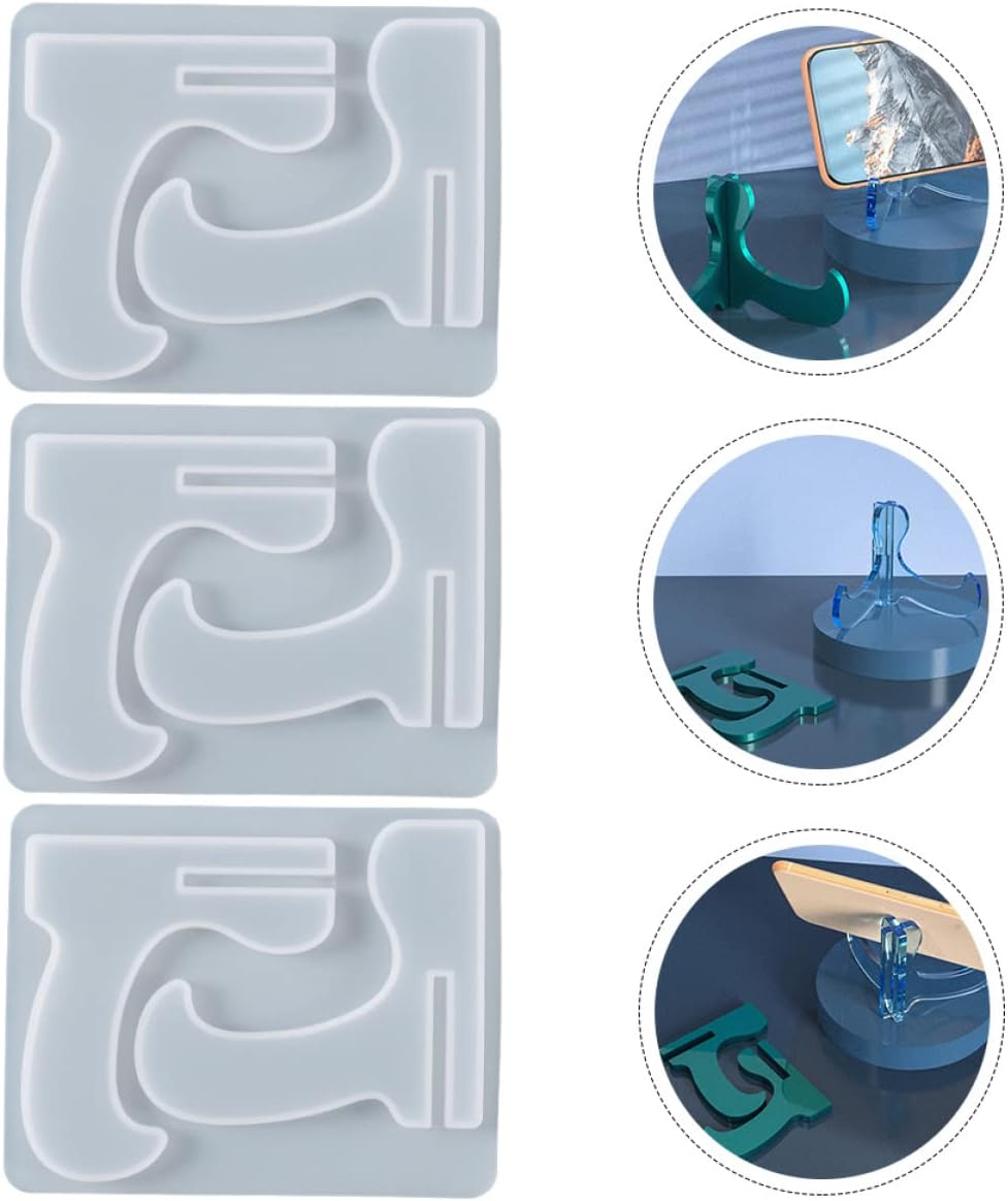 COHEALI 6 Pcs Resin Phone Holder Molds