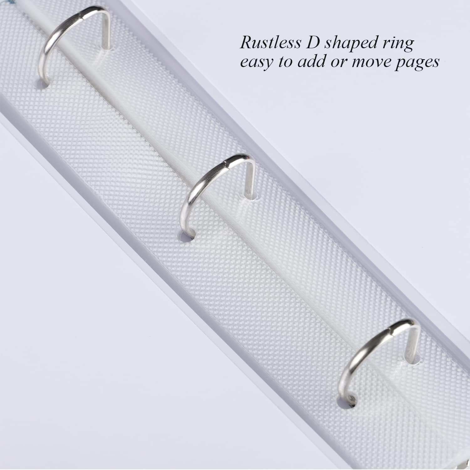 10x10 Inch 3 Ring Scrapbook Album with 60 Pages and Fabric Cover