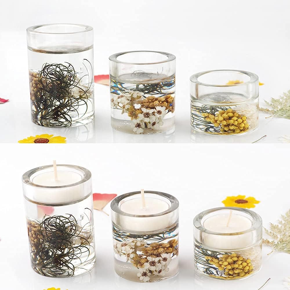 3PCS Tealight Holder Molds for DIY Resin Crafts