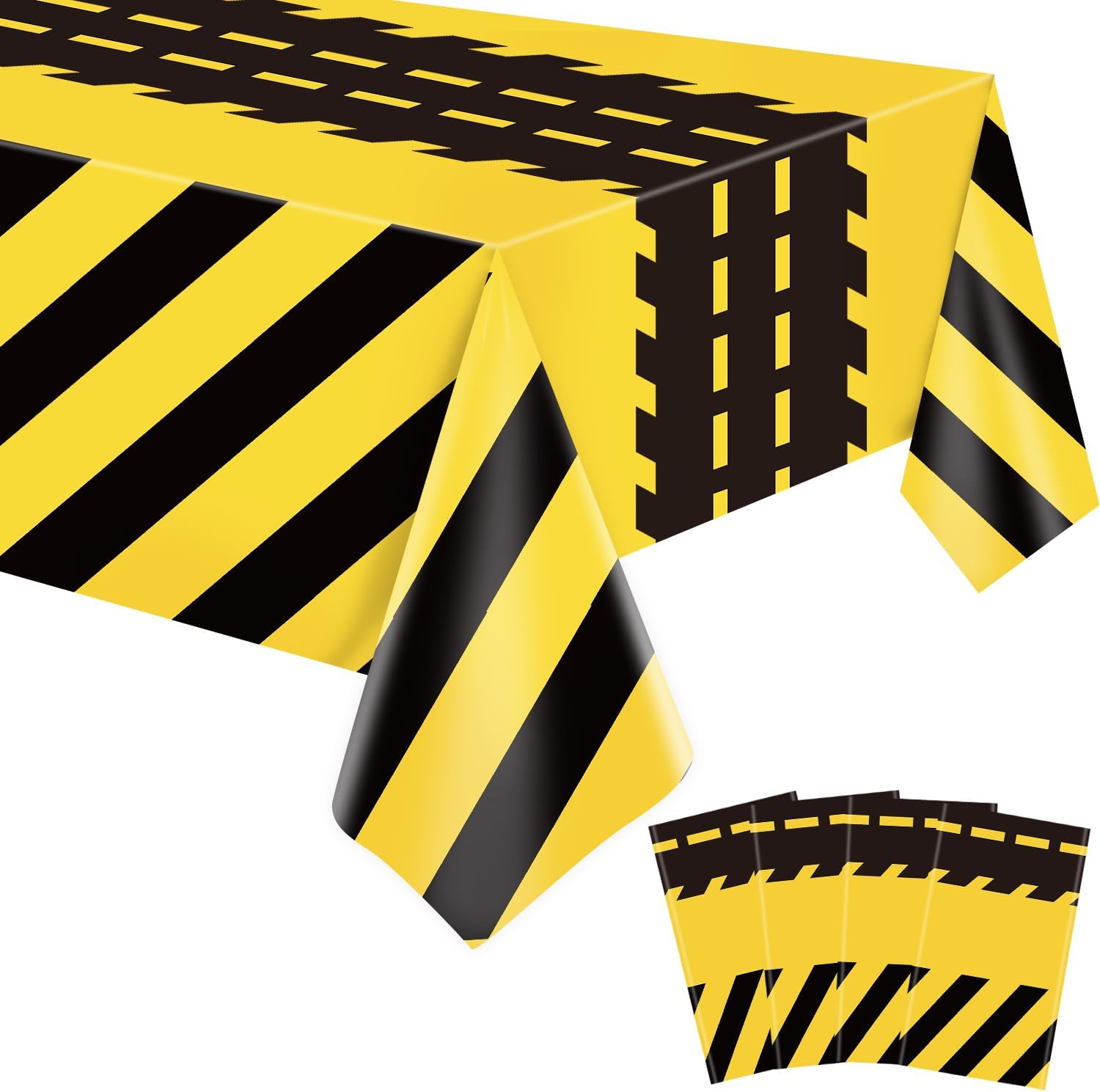 4 Pack Racing Car Theme Tablecloths for Kids Parties