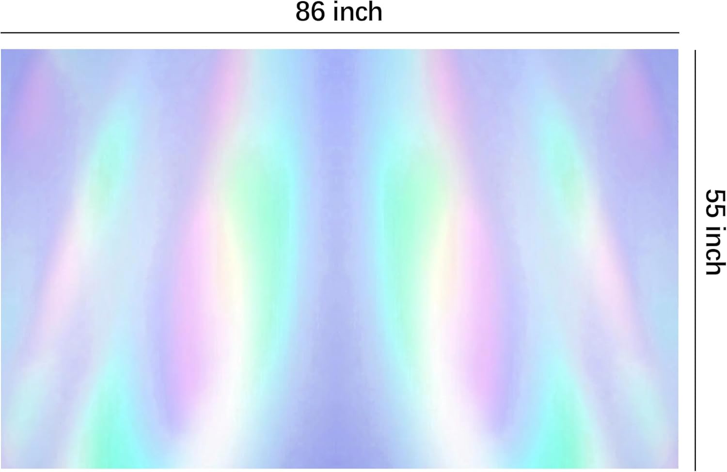 Iridescent Party Tablecloth 3 Pack Pink Mermaid Theme