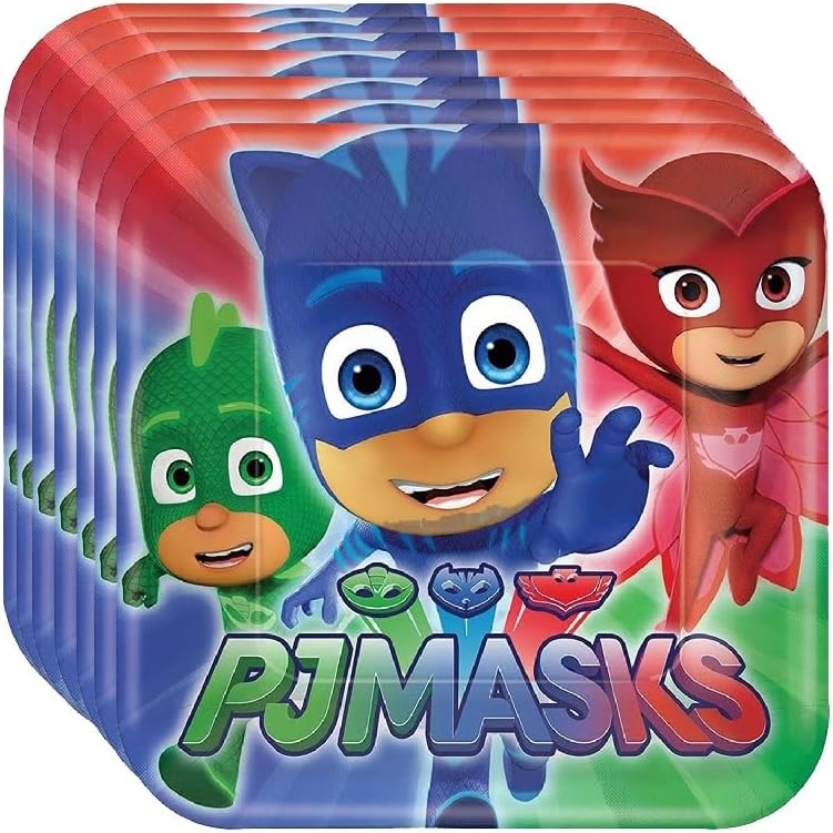 Amscan PJ Masks MEGA Deluxe Birthday Party Pack for 16