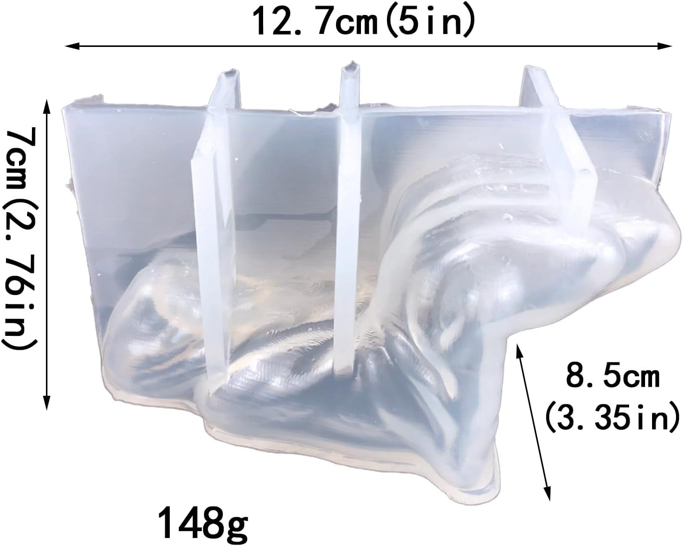 1 Set No Face Man Resin Molds for DIY Art Crafts