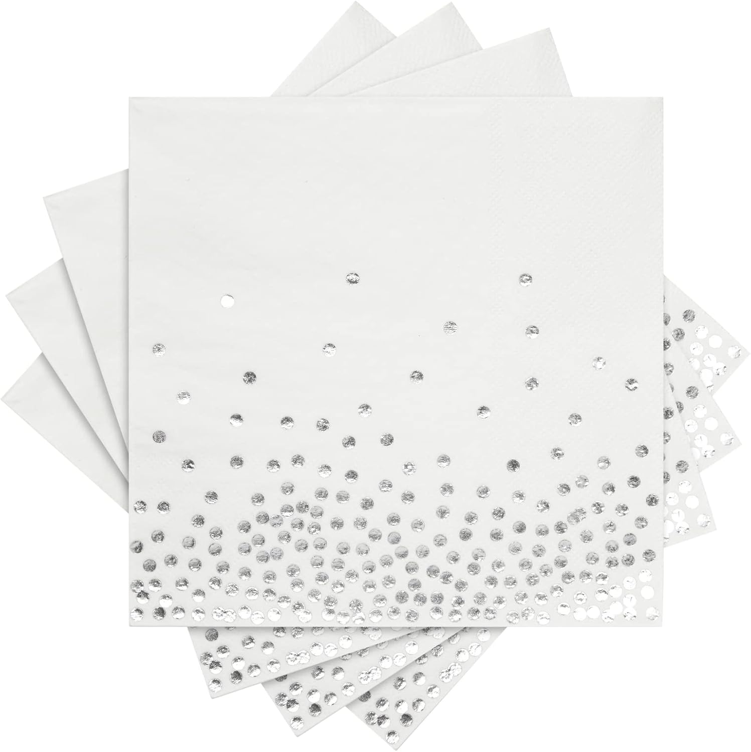 Juvale 144 Piece Silver Party Supplies Set