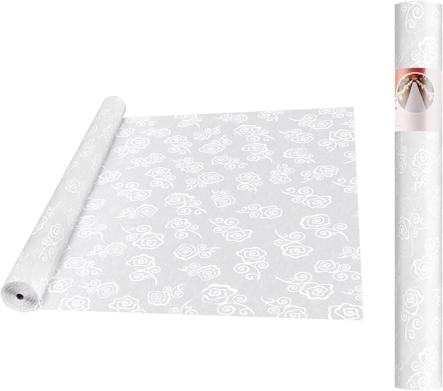 FrenzyBird White Aisle Runner 3x100 Feet Wedding Decor