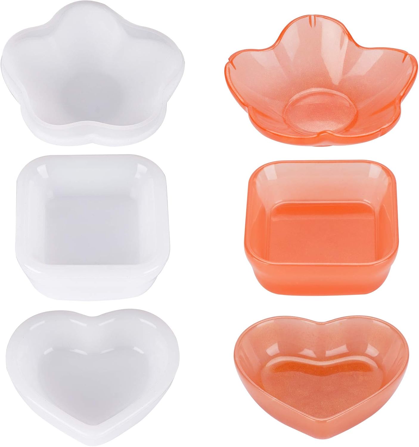 Gartful 3 Piece Resin Molds for Jewelry Candle Soap Holders